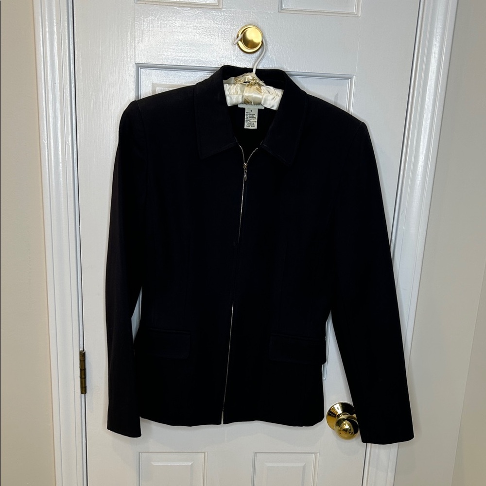 Ann Taylor Black Zip-Up Jacket
